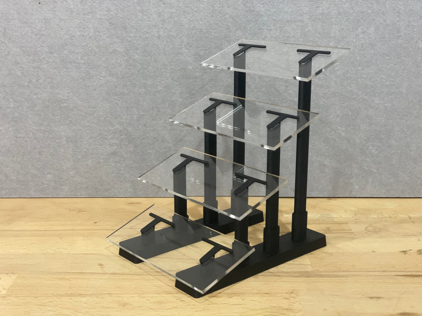 1:43 Scale Model Display Stand | 4 Tier (Angled)
