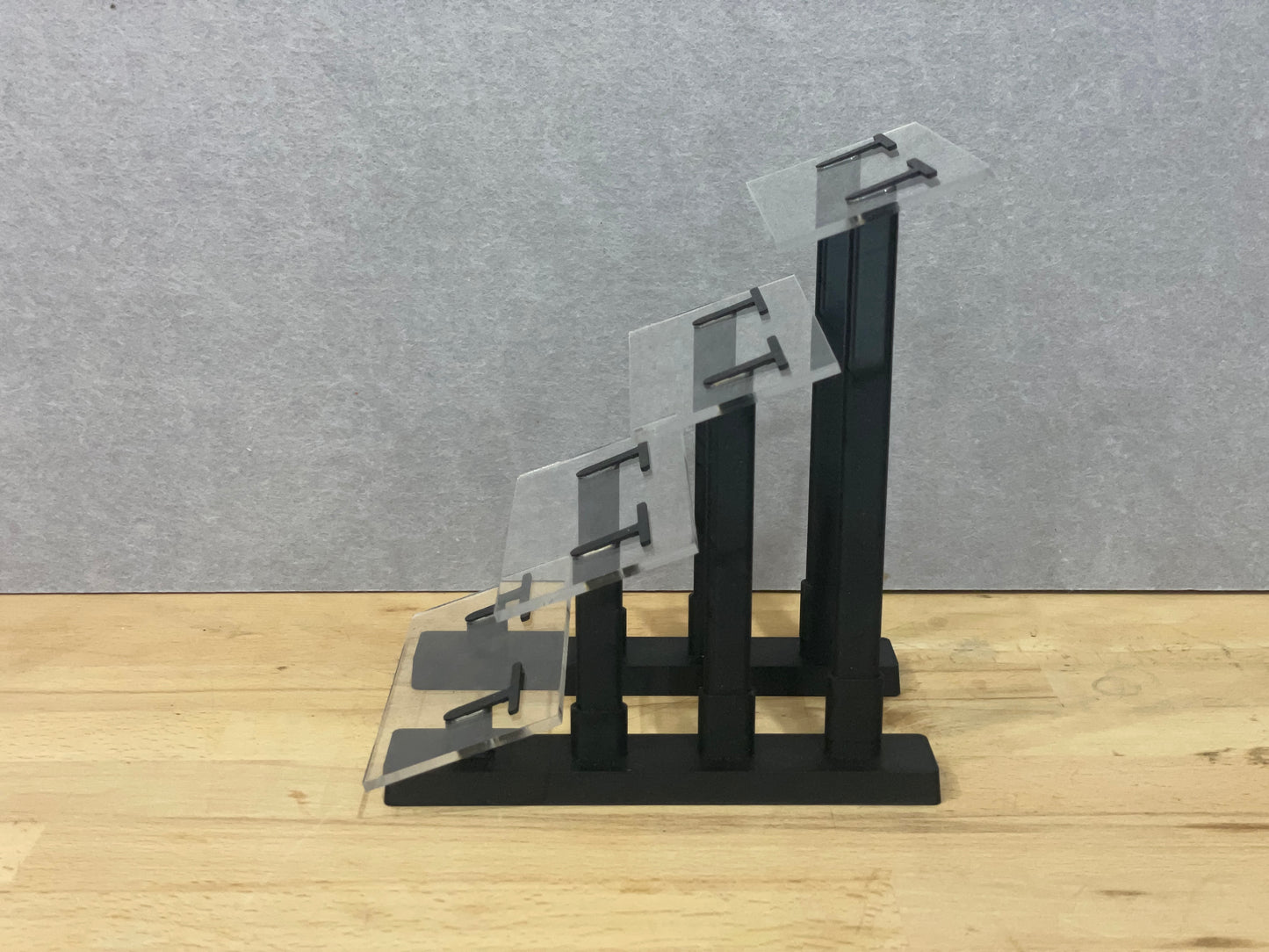1:43 Scale Model Display Stand | 4 Tier (Angled)