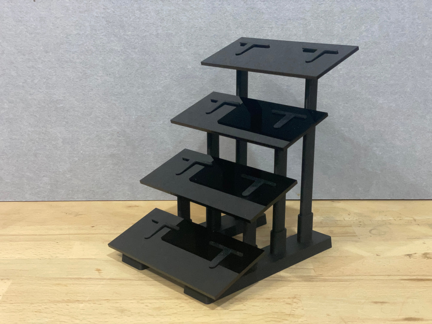 1:43 Scale Model Display Stand | 4 Tier (Angled)