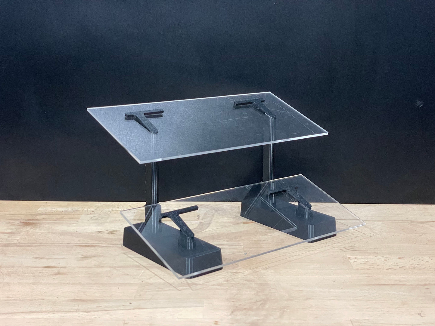 1:18 Scale Model Display Stand | 2 Tier (Angled)