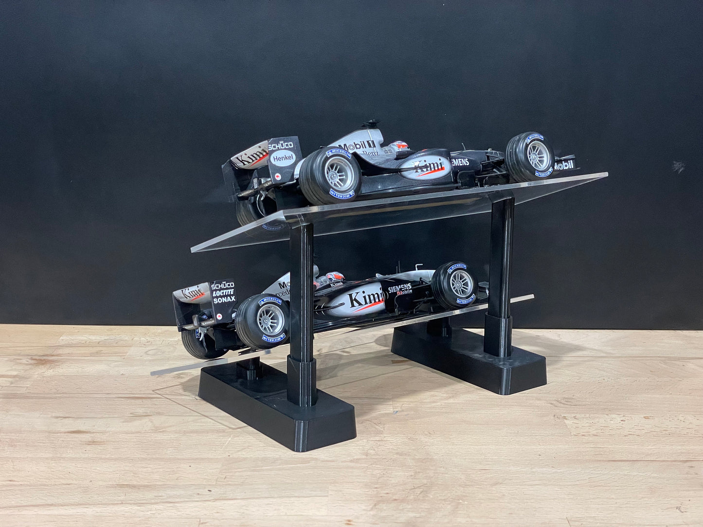 1:18 Scale Model Display Stand | 2 Tier (Angled)