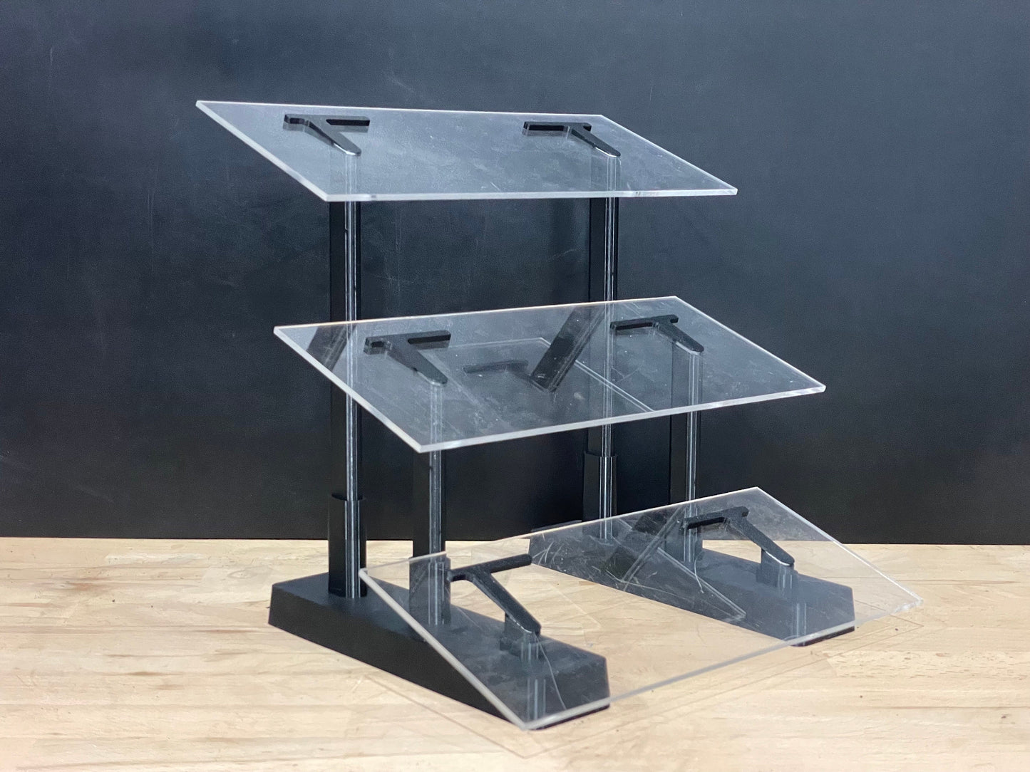 1:18 Scale Model Display Stand | 3 Tier (Angled)