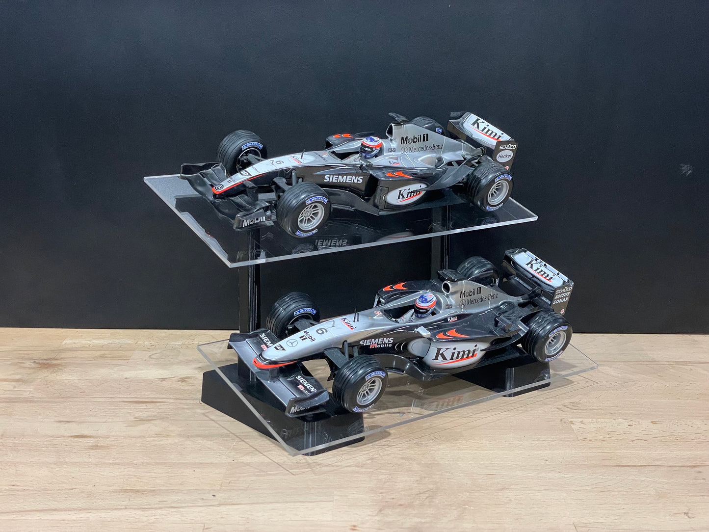 1:18 Scale Model Display Stand | 2 Tier (Angled)